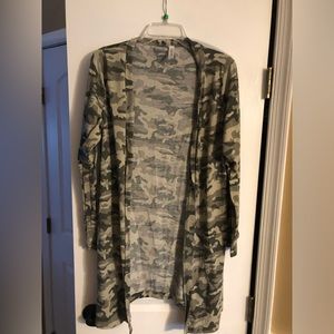 Camoflauge cardigan